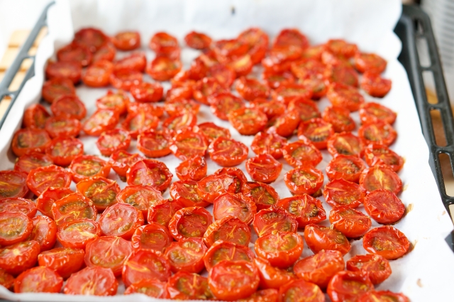 トマト甘納豆　乾燥