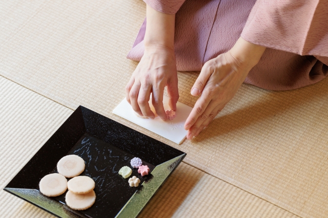 干菓子 盛り方