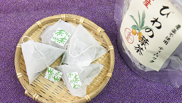 びわ茶 味