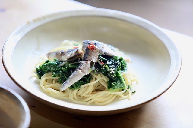 いわし明太 パスタ