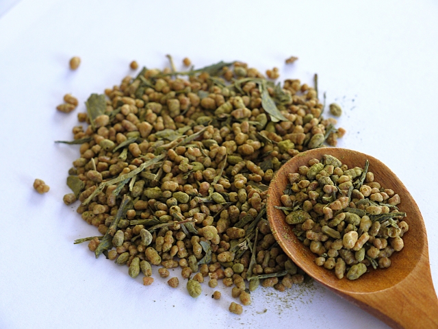 玄米茶ラテ 作り方