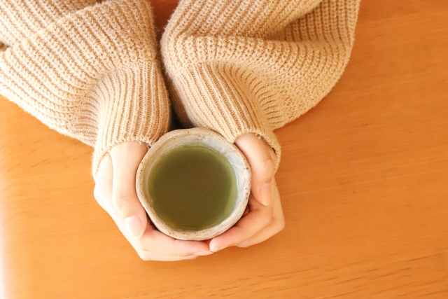 朝茶 緑茶