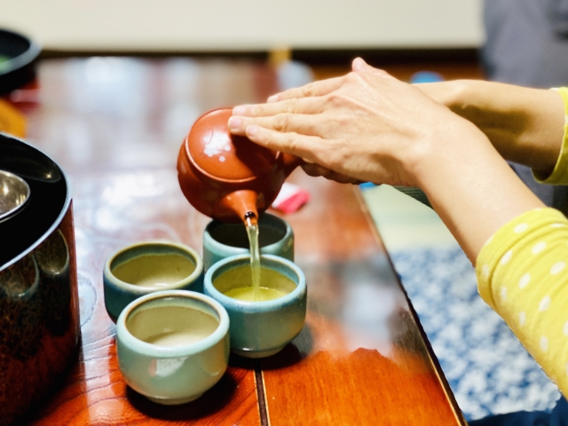 出物 お茶 味